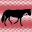 横から見た馬のシルエットのアイコン画像