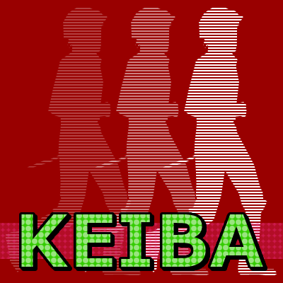 KEIBAの文字と騎手のアイコン画像