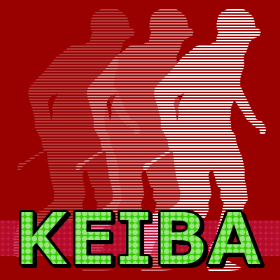 KEIBAの文字と騎手のアイコン画像