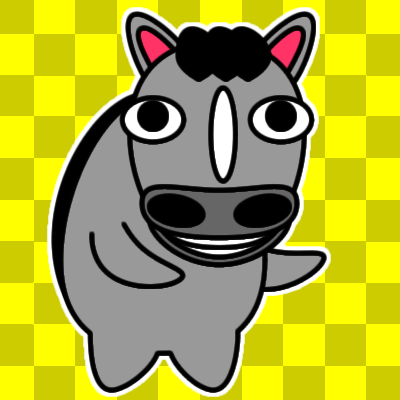 キャラクター風の犬のアイコン画像