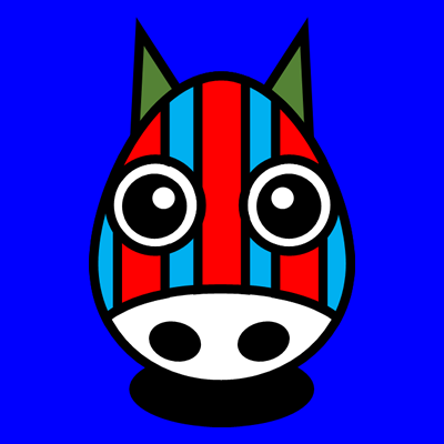 マスクをかぶった馬のアイコン画像