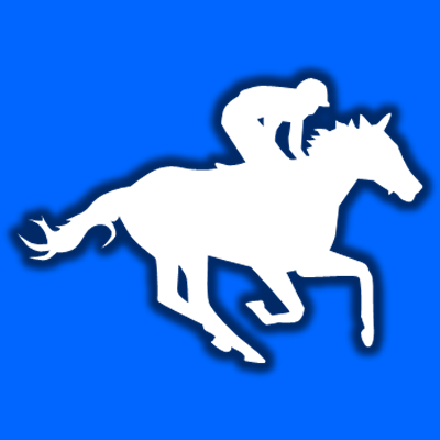 馬に騎乗している騎手のシルエットアイコン（１３）画像