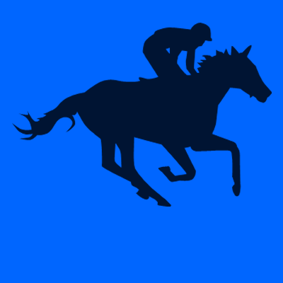 馬に騎乗している騎手のシルエットアイコン（２４）画像