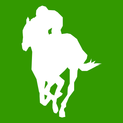 馬に騎乗している騎手のシルエットアイコン（４２）画像
