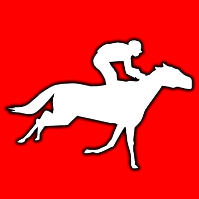 馬に騎乗している騎手のシルエットアイコン（６７）画像