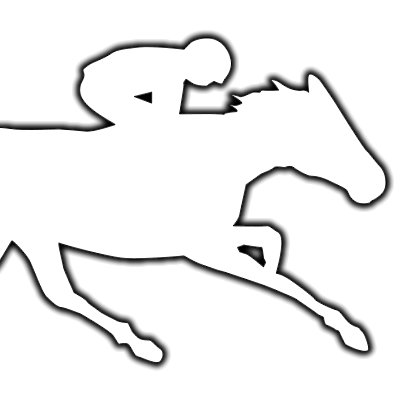 馬に騎乗している騎手のシルエットアイコン（８１）画像