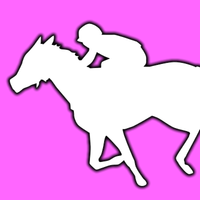 馬に騎乗している騎手のシルエットアイコン（８２）画像