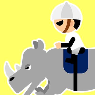 サイに乗る騎手のアイコン（２５）画像5