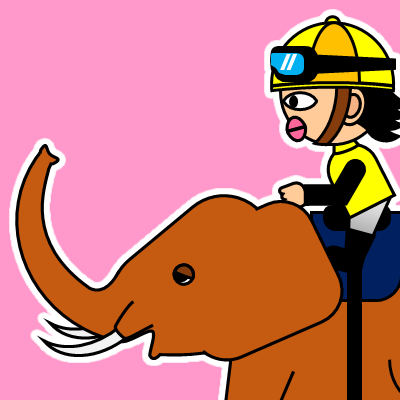 ゾウに乗る騎手のアイコン（２１）画像8