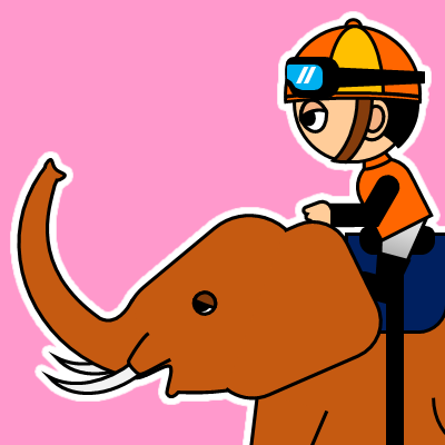 ゾウに乗る騎手のアイコン（２３）画像8