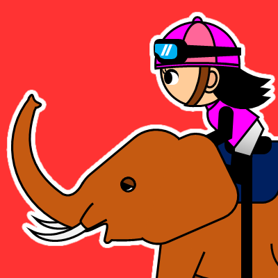 ゾウに乗る騎手のアイコン（２４）画像3