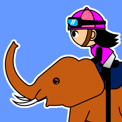 ゾウに乗る騎手のアイコン（２４）画像4