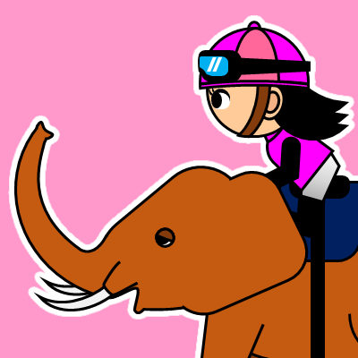 ゾウに乗る騎手のアイコン（２４）画像8